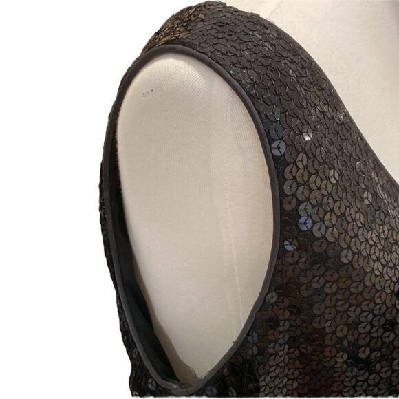 Vintage Black Cocktail Dress 16 Formal Homecoming Plus Size Dress Retro 50s - Picture 11 of 17